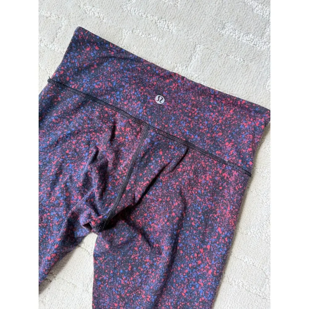 Lululemon Leggings Women's Wunder Under Pant Splatter Stretch